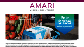 What Amarivisual.com.au website looked like in 2020 (3 years ago)