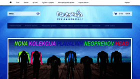 What Aquamania.si website looked like in 2020 (3 years ago)