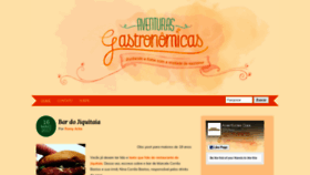 What Aventurasgastronomicas.com.br website looked like in 2020 (3 years ago)