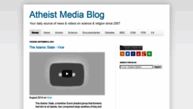 What Atheistmedia.com website looked like in 2020 (3 years ago)