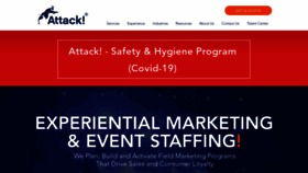 What Attackmarketing.com website looked like in 2020 (3 years ago)