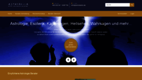 What Astrobella.de website looked like in 2020 (3 years ago)