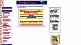 What Assistedsuicide.org website looked like in 2020 (3 years ago)