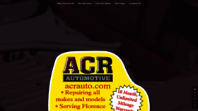 What Acrauto.com website looked like in 2020 (3 years ago)