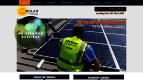 What Amsolar.co.za website looked like in 2020 (3 years ago)