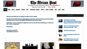 What Africanpost.com website looked like in 2020 (3 years ago)
