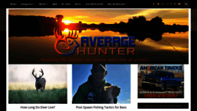 What Averagehunter.com website looked like in 2020 (3 years ago)