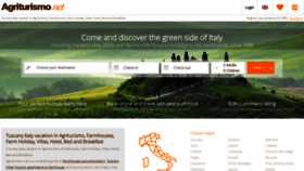 What Agriturismo.net website looked like in 2020 (3 years ago)
