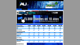 What Au.cl website looked like in 2020 (3 years ago)