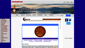 What Astromandir.com website looked like in 2020 (3 years ago)