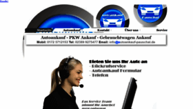 What Autoankauf-pauschal.de website looked like in 2020 (3 years ago)
