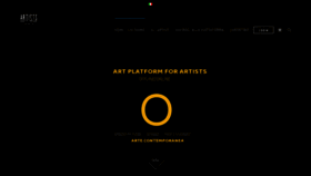 What Artistsgowild.com website looked like in 2020 (3 years ago)