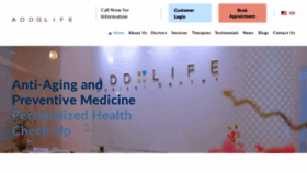 What Add-life.org website looked like in 2020 (3 years ago)