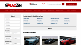 What Autozel.com website looked like in 2020 (3 years ago)