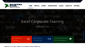 What Advancedexcel.net website looked like in 2020 (5 years ago)