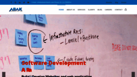 What Abakinfotech.com website looked like in 2020 (3 years ago)