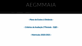 What Aegmmaia.pt website looked like in 2020 (3 years ago)
