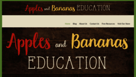 What Applesandbananaseducation.com website looked like in 2020 (3 years ago)