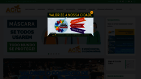 What Acic-cianorte.com.br website looked like in 2020 (3 years ago)