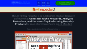 What Aliinspector.com website looked like in 2020 (3 years ago)