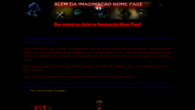 What Alemdaimaginacao.com website looked like in 2020 (3 years ago)