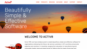 What Activ8.com.au website looked like in 2020 (3 years ago)