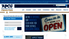 What Apcu.com website looked like in 2020 (3 years ago)