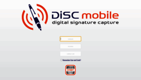 What App.disc-mobile.com website looked like in 2020 (3 years ago)