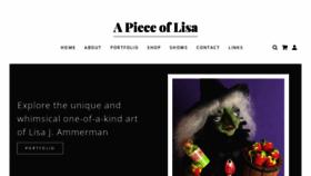 What Apieceoflisa.com website looked like in 2020 (3 years ago)