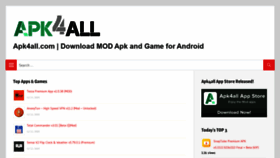 What Apk4all.com website looked like in 2020 (3 years ago)