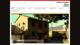 What Alberguelasalmunias.com website looked like in 2020 (3 years ago)