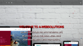 What A-websolutions.com website looked like in 2020 (4 years ago)