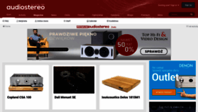 What Audiostereo.pl website looked like in 2020 (3 years ago)