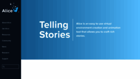 What Alice.org website looked like in 2020 (5 years ago)