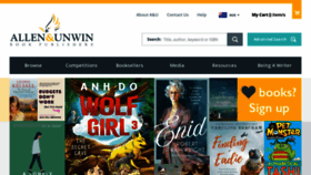 What Allenandunwin.com website looked like in 2020 (5 years ago)