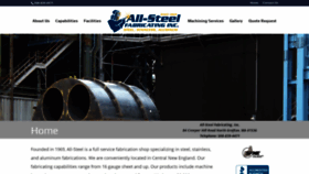 What Allsteelfab.com website looked like in 2020 (3 years ago)