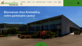 What Aromatica.fr website looked like in 2020 (3 years ago)