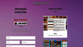 What Amato.it website looked like in 2020 (3 years ago)