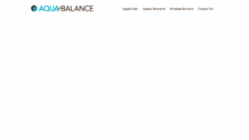 What Aqua4balance.com website looked like in 2020 (3 years ago)