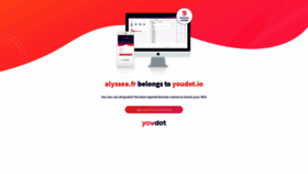 What Alyssea.fr website looked like in 2020 (3 years ago)