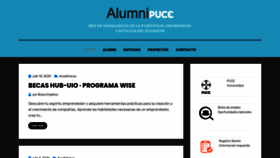 What Alumnipuce.edu.ec website looked like in 2020 (3 years ago)