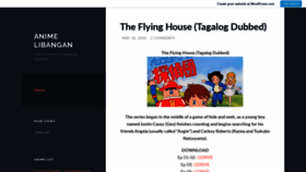 What Animelibangan.wordpress.com website looked like in 2020 (3 years ago)