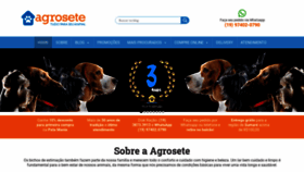 What Agrosete.com.br website looked like in 2020 (3 years ago)
