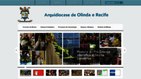 What Arquidioceseolindarecife.org website looked like in 2020 (3 years ago)
