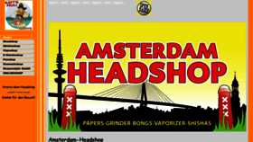 What Amsterdam-headshop.com website looked like in 2020 (3 years ago)