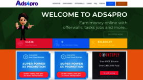 What Ads4.pro website looked like in 2020 (3 years ago)