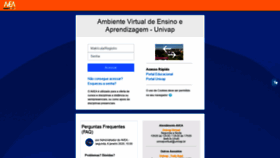 What Ava.univap.br website looked like in 2020 (3 years ago)