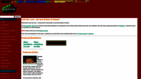 What Artofireland.com website looked like in 2020 (3 years ago)