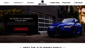 What Alfaromeousa.com website looked like in 2020 (3 years ago)