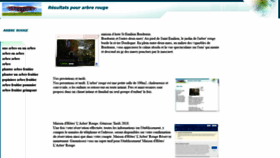 What Arbrerouge.net website looked like in 2020 (3 years ago)